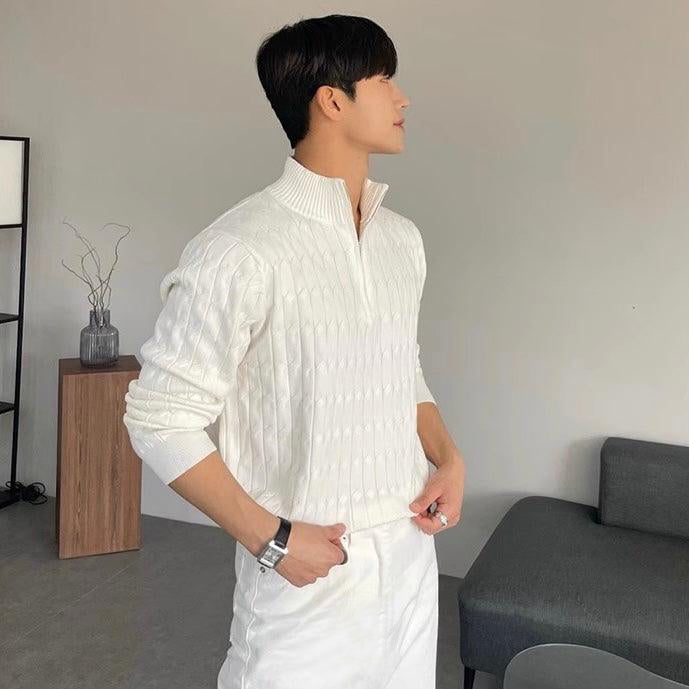 GWANGJU Maglione con mezza zip