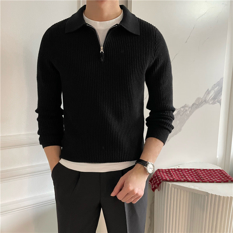 GONGJU Maglione con zip